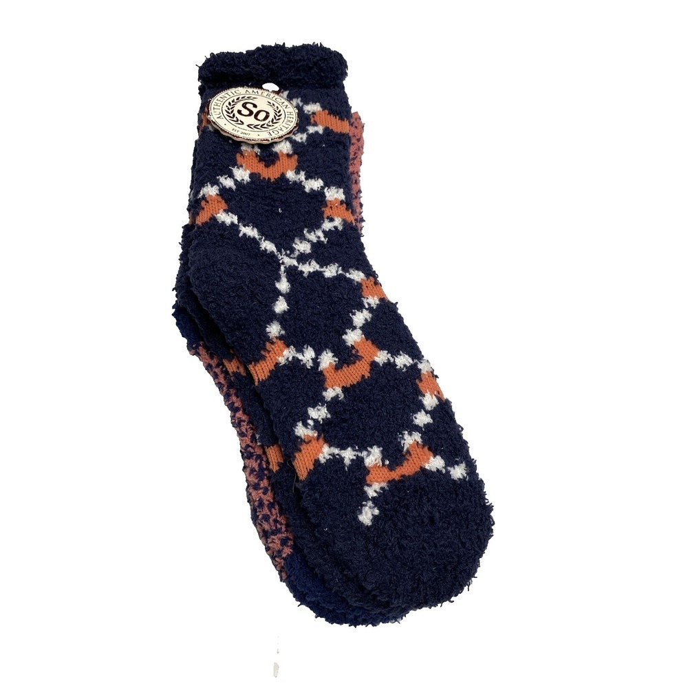 SO 2 pairs womens fuzzy socks‎ size 9-11